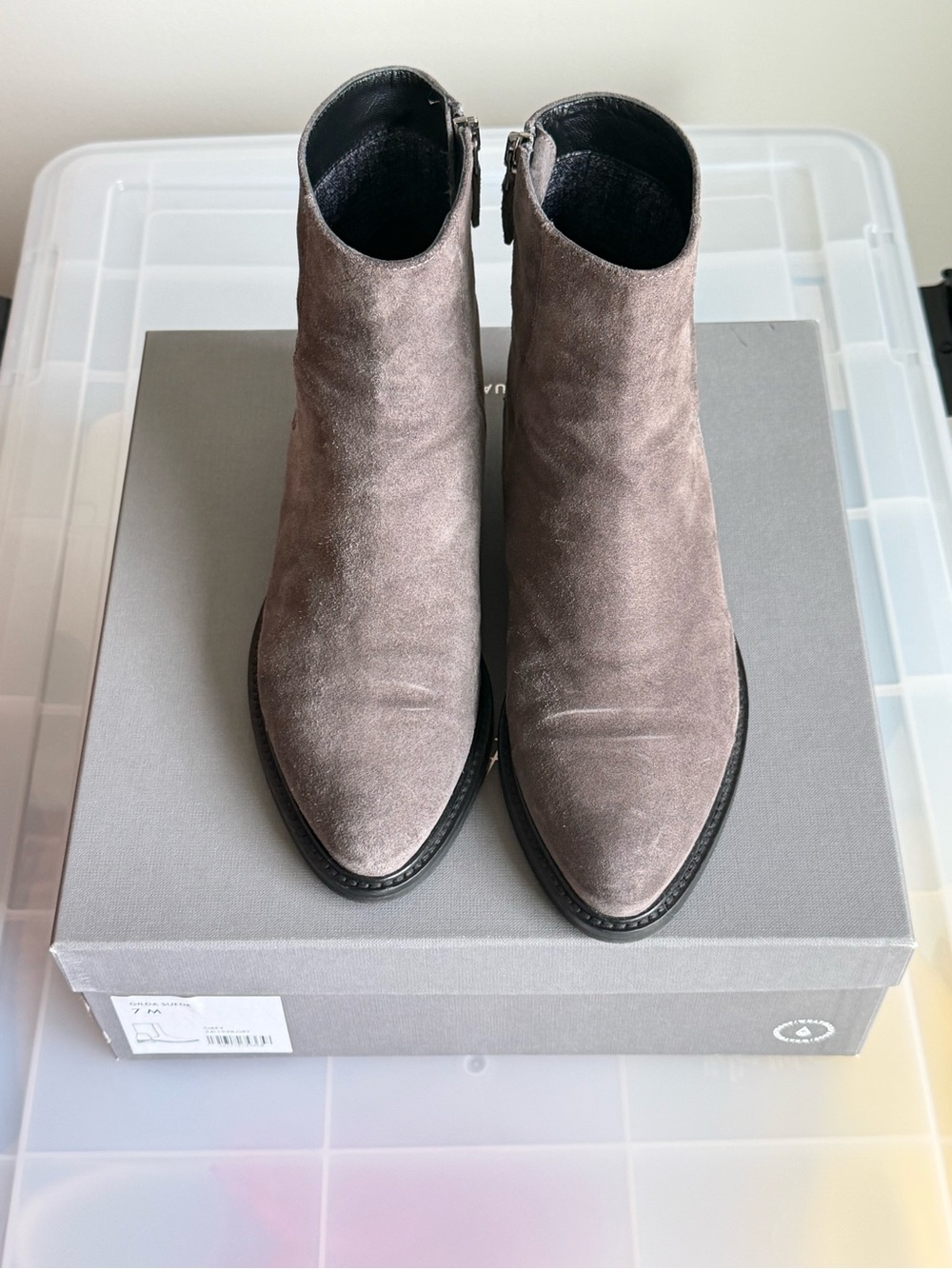 AQUATALIA gilda suede boot sz 7